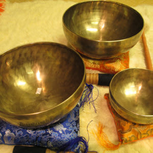 Hand made Full Moon Singing Bowls from Nepal - Yoga Accesories