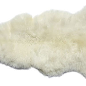 100% Genuine Sheepskin Rug - non-allergenic natural sheepskin fur